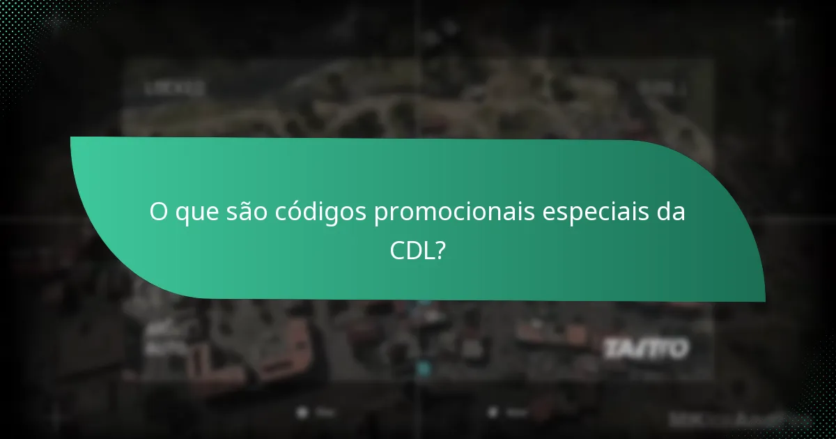 O que são promoções cruzadas relacionadas a códigos promocionais da CDL?