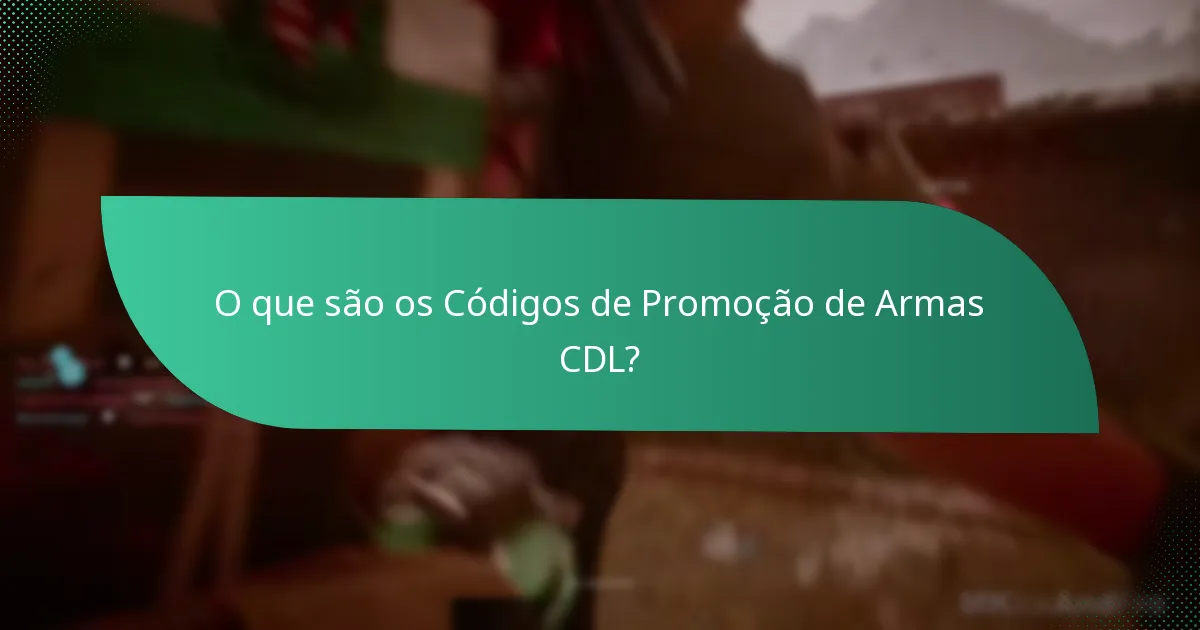 Quais skins de armas estão disponíveis através dos Códigos de Promoção CDL?