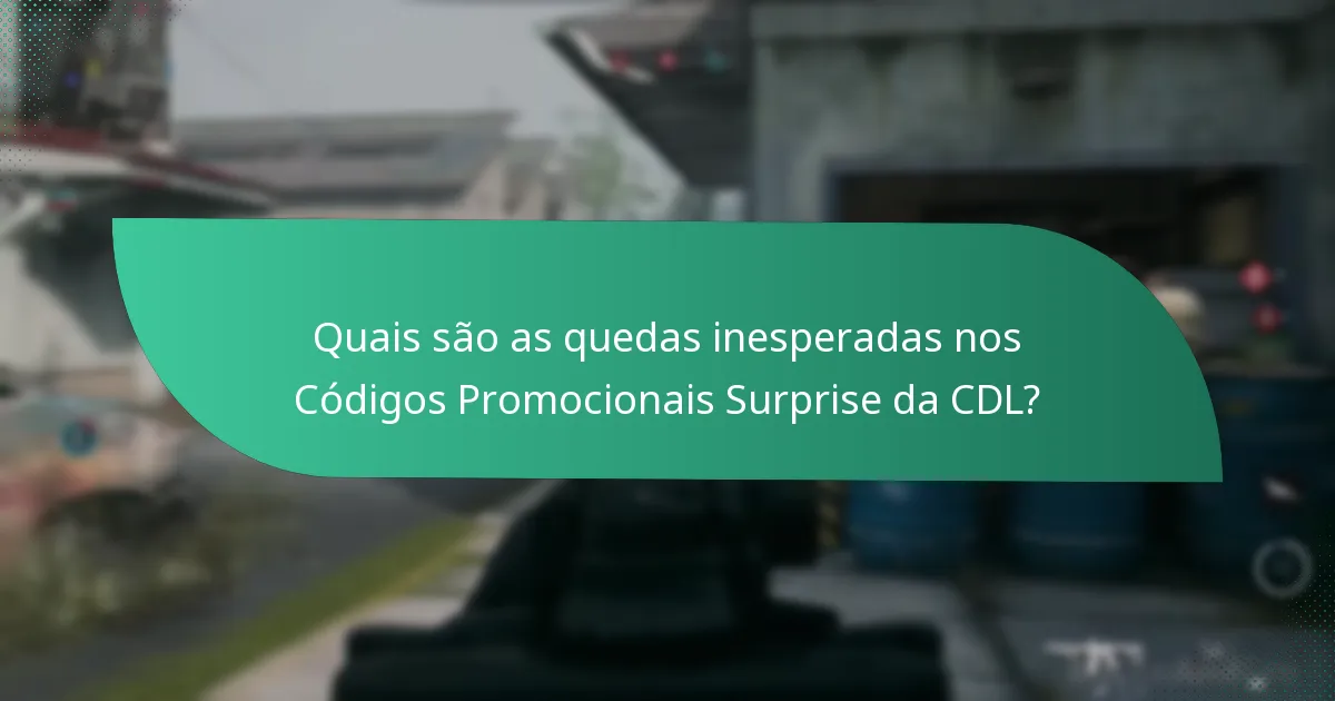 O que são itens misteriosos nos Códigos Promocionais Surprise da CDL?